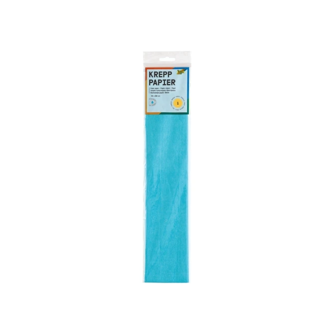 Crêpepapier Folia 50x250cm 10vel 120 lichtblauw