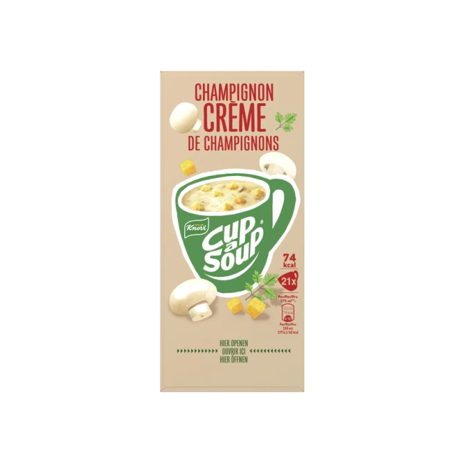 Cup-a-Soup Knorr champignon crème 21x175ml
