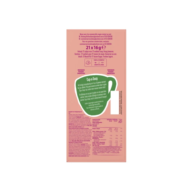 Cup-a-Soup Knorr champignon ham 21x175ml