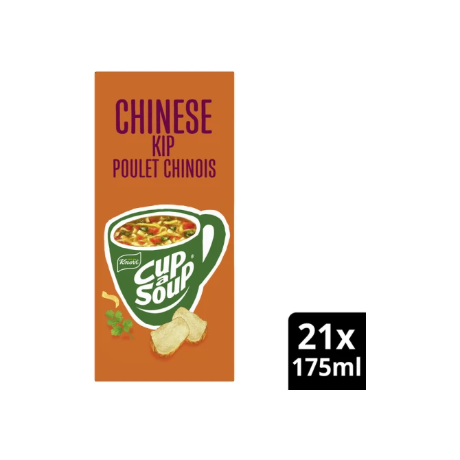 Cup-a-Soup Knorr Chinese kip 21x175ml