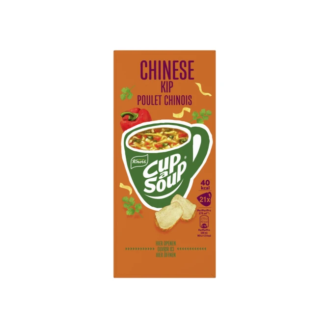 Cup-a-Soup Knorr Chinese kip 21x175ml