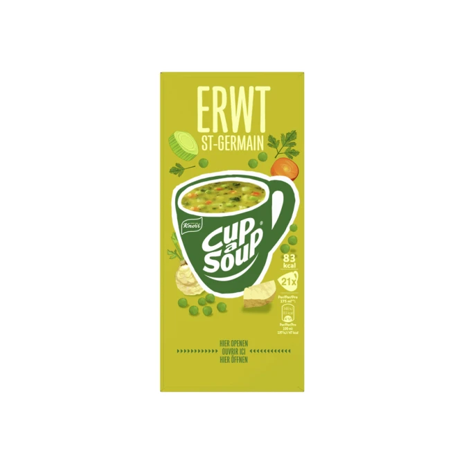 Cup-a-Soup Knorr erwtensoep 21x175ml