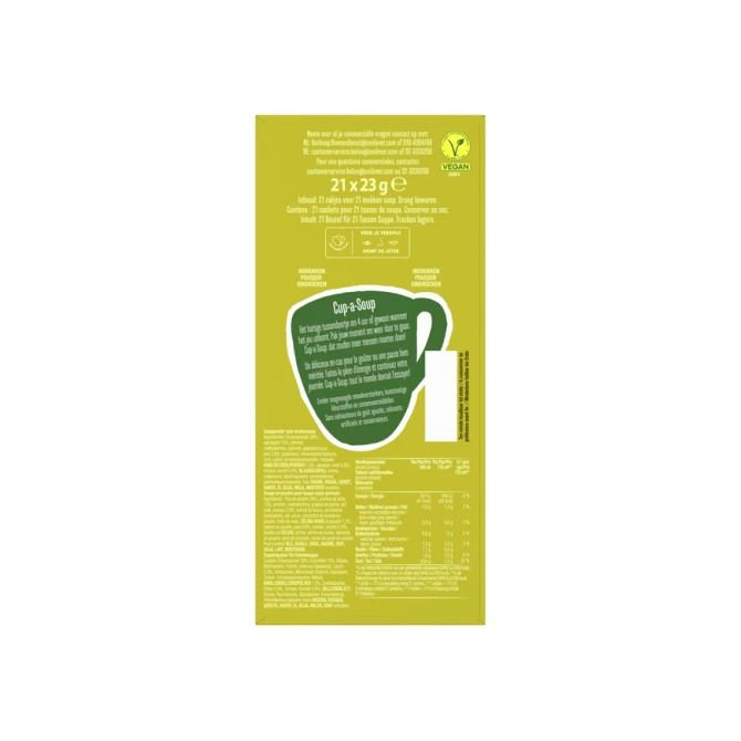 Cup-a-Soup Knorr erwtensoep 21x175ml