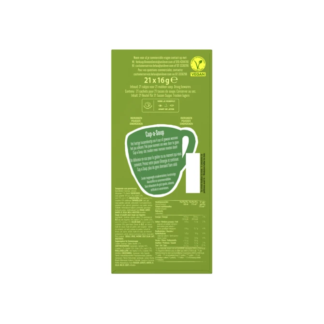 Cup-a-Soup Knorr groente 21x175ml