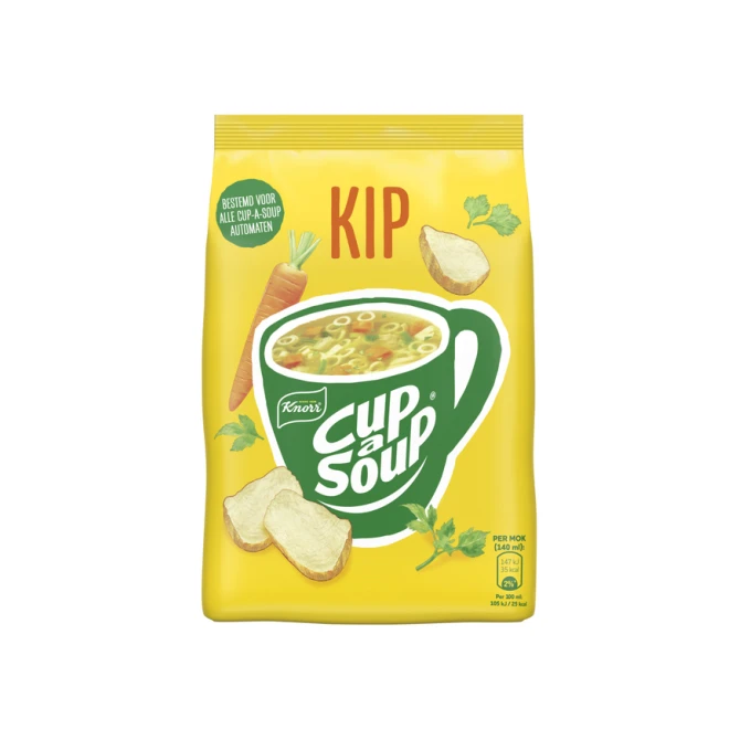 Cup-a-Soup Knorr machinezak kip 140ml