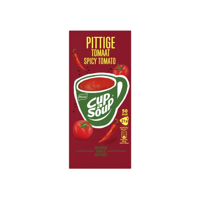 Cup-a-Soup Knorr pittige tomaat 21x175ml