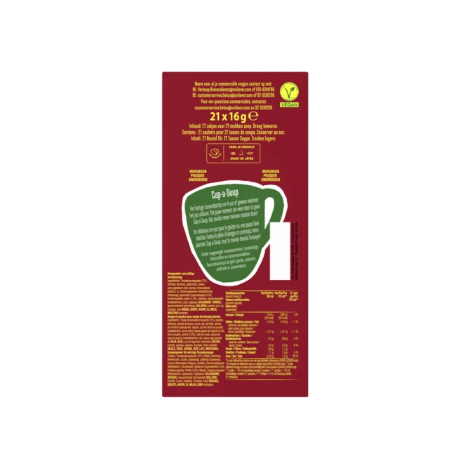 Cup-a-Soup Knorr pittige tomaat 21x175ml