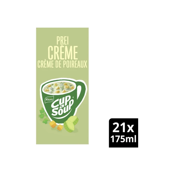 Cup-a-Soup Knorr prei-crème 21x175ml