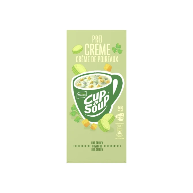 Cup-a-Soup Knorr prei-crème 21x175ml