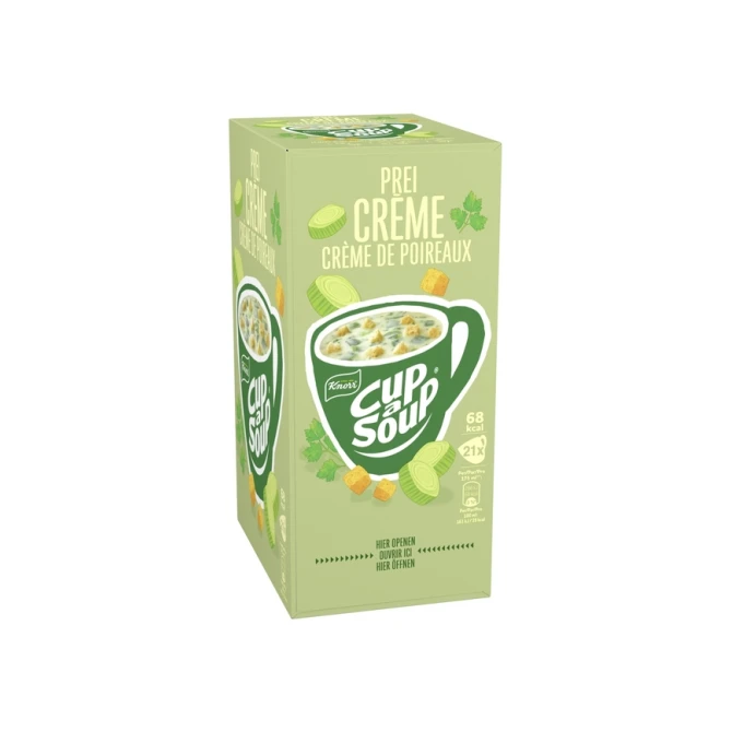 Cup-a-Soup Knorr prei-crème 21x175ml