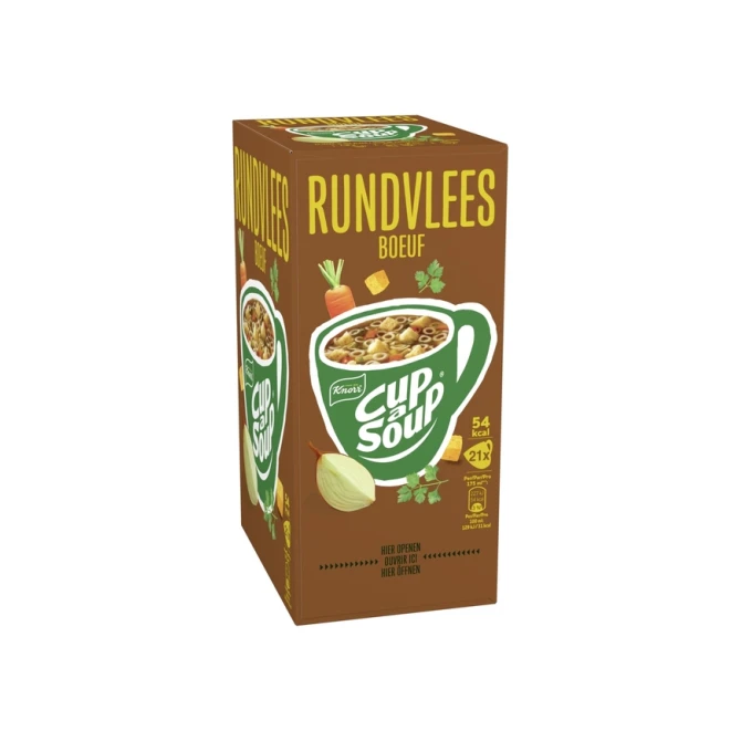Cup-a-Soup Knorr rundvlees 21x175ml