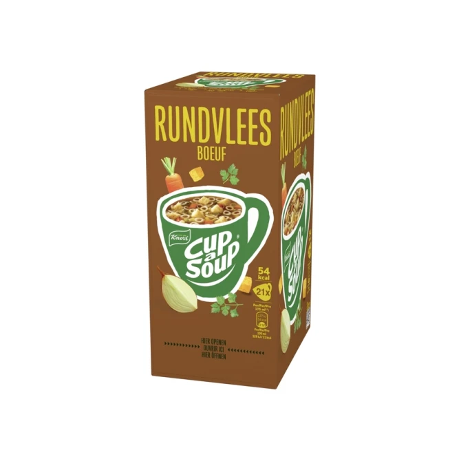 Cup-a-Soup Knorr rundvlees 21x175ml