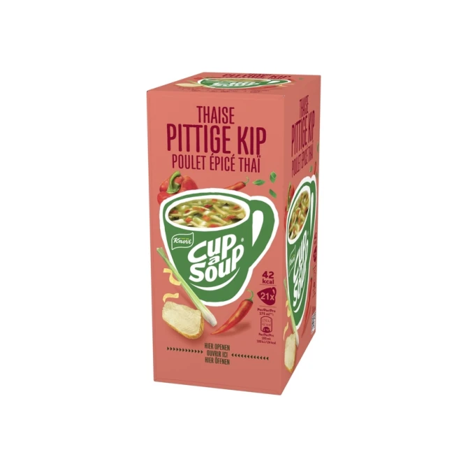 Cup-a-Soup Knorr Thaise pittige kip 21x175ml