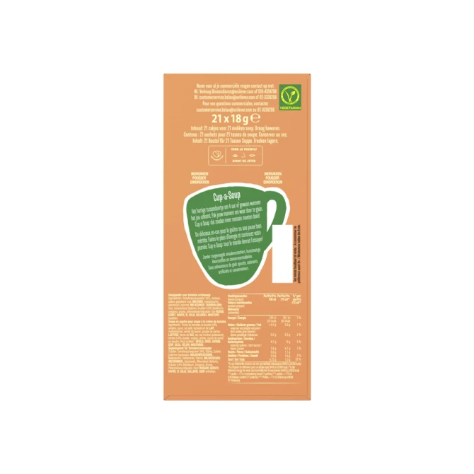 Cup-a-Soup Knorr tomaten crème 21x175ml