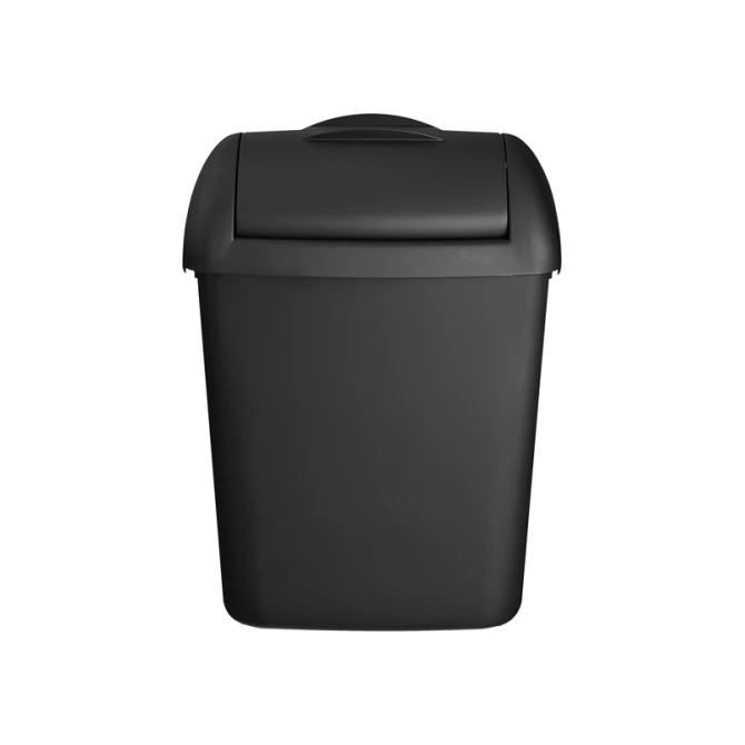 Dameshygiënebak Quartzline 8 liter zwart 441458