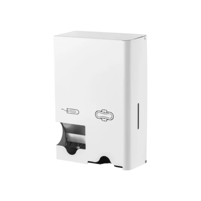 Dameshygiënedispenser MediQo-line klein RVS wit