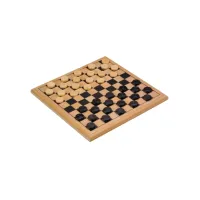 Damspel Longfield Games hout 30x30cm