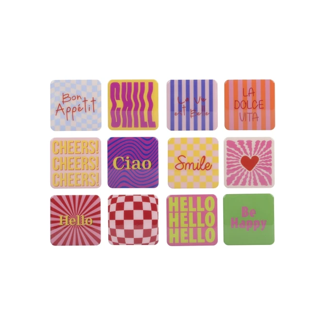 Decobordjes Decoris MDF 9.5x9.5cm assorti