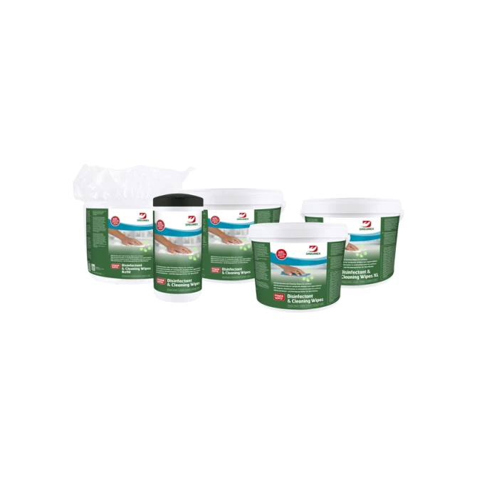 Desinfectiedoekjes Dreumex Disinfectant & Cleaning emmer 800 stuks wit