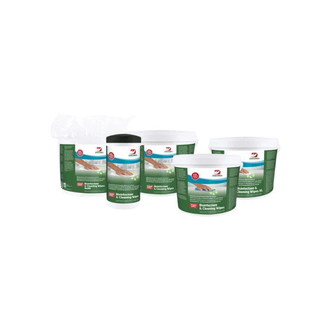 Desinfectiedoekjes Dreumex Disinfectant & Cleaning navulling 800 stuks wit