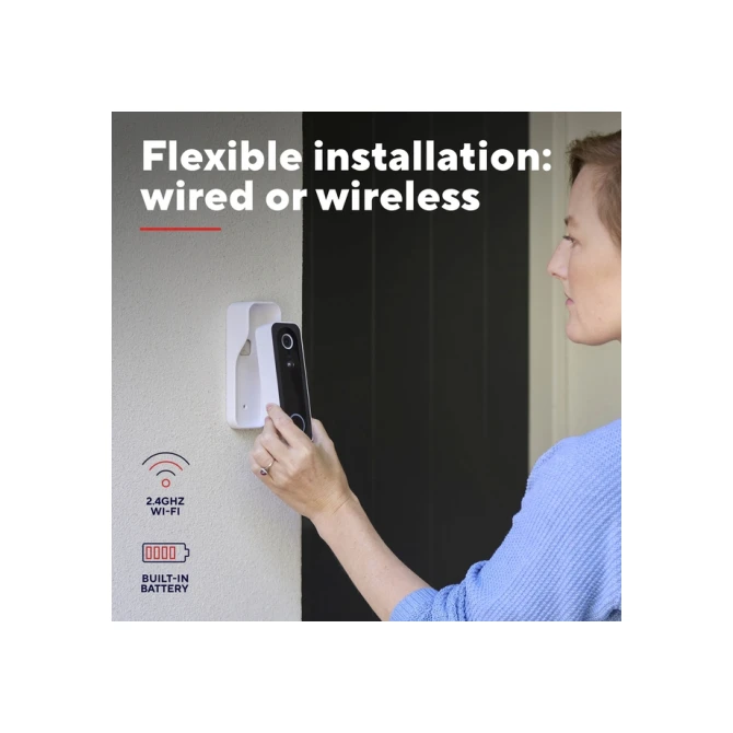 Deurbelcamera Trust DOORCAM-3000 Wi-Fi wit