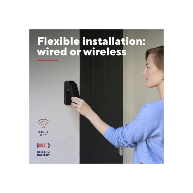 Deurbelcamera Trust DOORCAM-3000B Wi-Fi zwart
