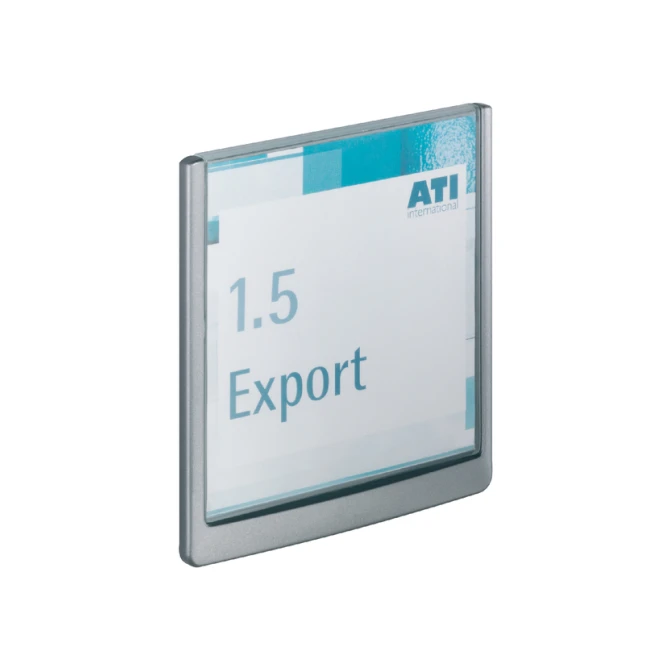 Deurbordje Durable Click sign 149x148,5mm grafiet