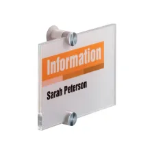 Deurbordje Durable crystal sign 4821 148x105mm Deurbordje Durable crystal sign 4821 148x105mm