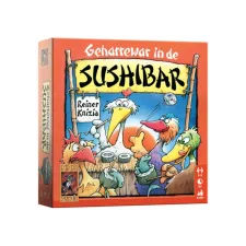 Dobbelspel Geharrewar in de Sushibar