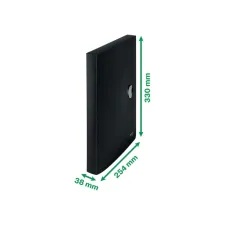 Documentenbox Leitz Recycle A4 PP zwart Documentenbox Leitz Recycle A4 PP zwart