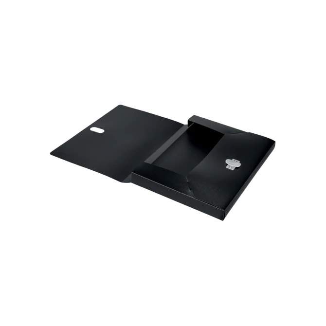 Documentenbox Leitz Recycle A4 PP zwart