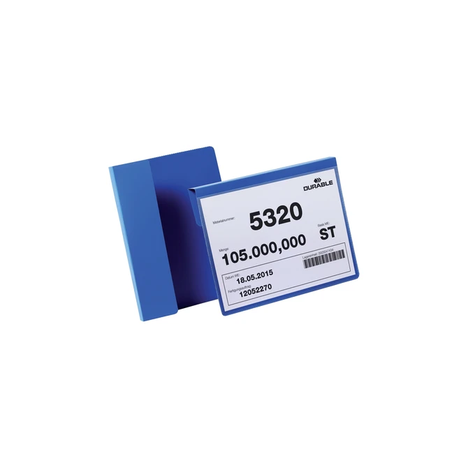 Documenthoes Durable met vouw A5 liggend blauw 50 stuks