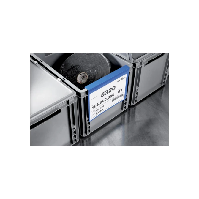 Documenthoes Durable met vouw A5 liggend blauw 50 stuks