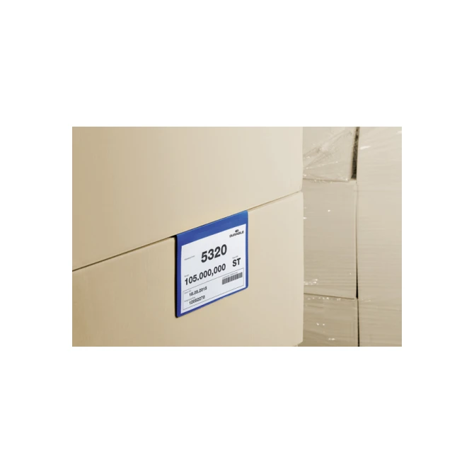Documenthoes Durable met vouw A5 liggend blauw 50 stuks