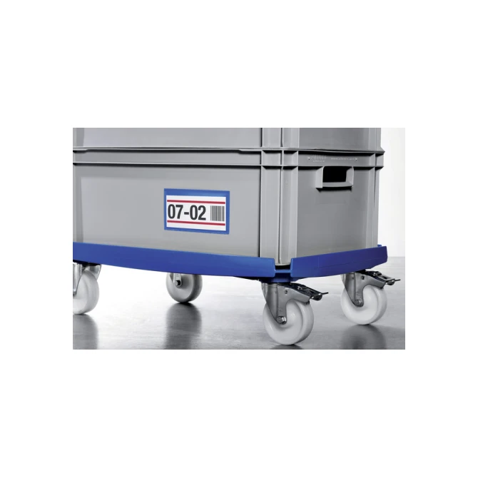 Documenthoes Durable zelfklevend 150x67mm blauw 50 stuks