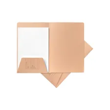 Dossiermap Djois A4 1 klep 250gr chamois