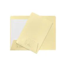 Dossiermap Djois folio 1 klep 160gr lichtgeel