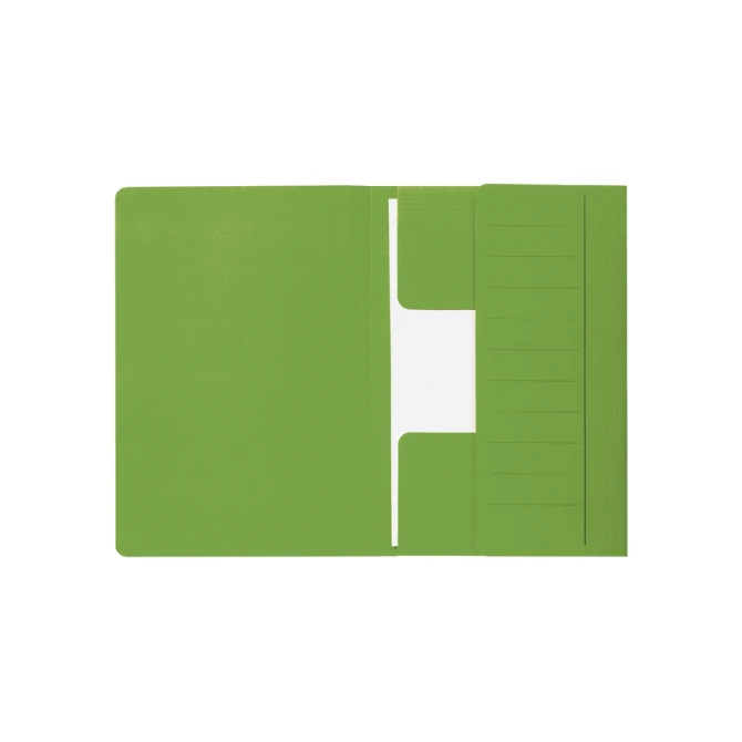 Dossiermap Djois Secolor Mammoet folio 3 kleppen 250gr recylced groen