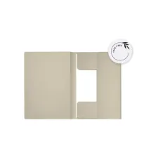 Dossiermap Djois Secolor Tree-Free A4 3 kleppen 226gr beige Dossiermap Djois Secolor Tree-Free A4 3 kleppen 226gr beige