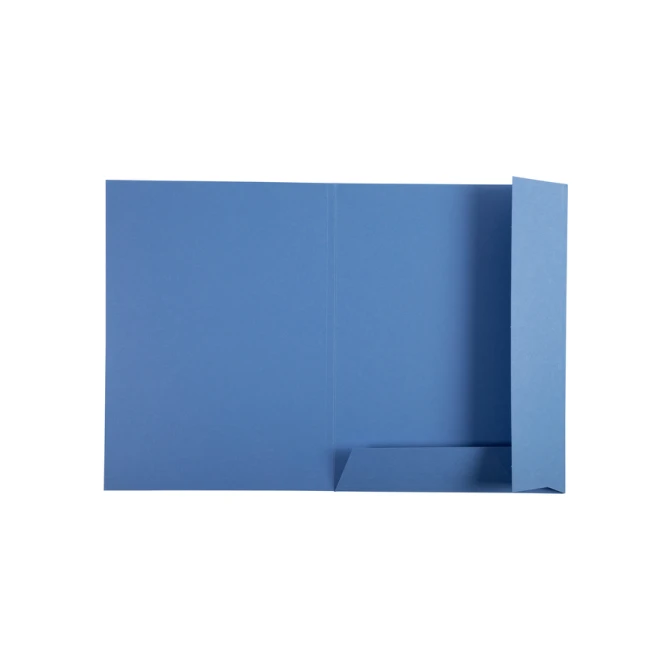 Dossiermap Exacompta Clean'Safe 2kleppen blauw 5 stuks