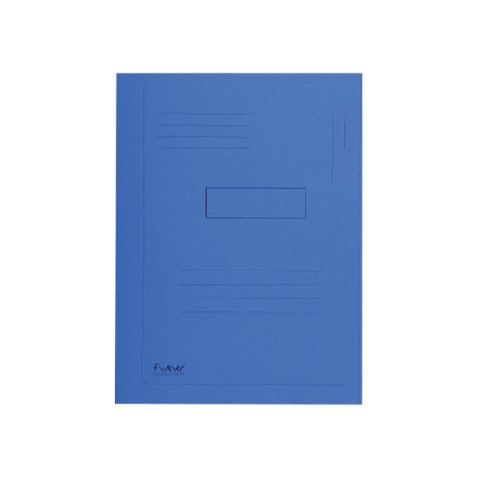 Dossiermap Exacompta Forever A4 2 kleppen 290gr blauw