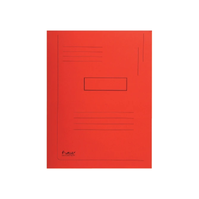 Dossiermap Exacompta Forever A4 2 kleppen 290gr rood