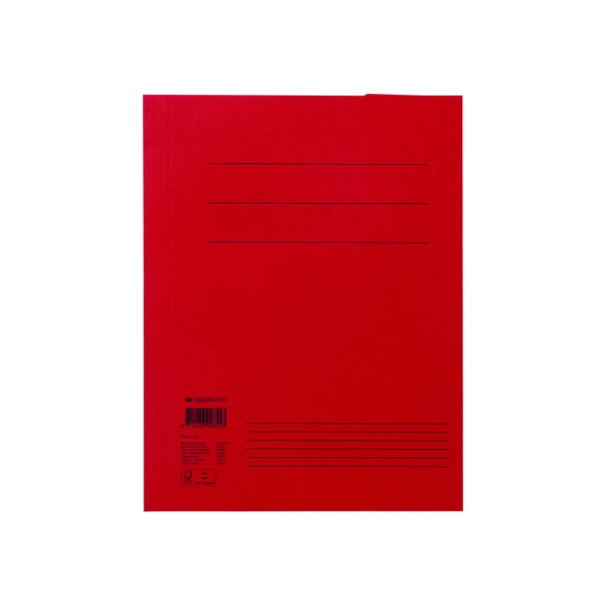 Dossiermap Quantore A4 250gr rood