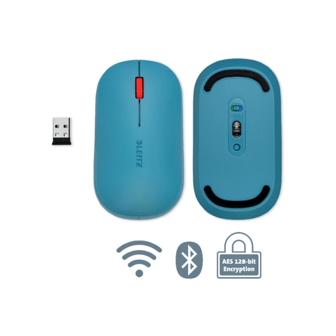 Draadloos muis Leitz Cosy blauw