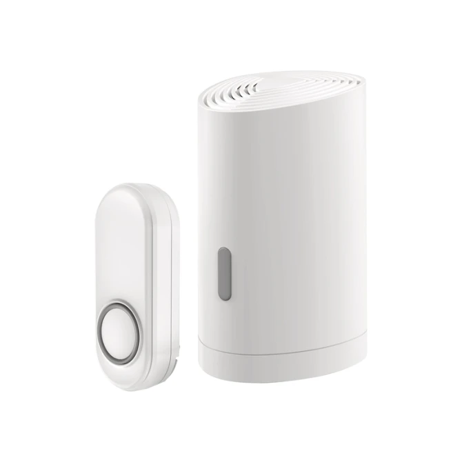 Draadloze deurbelset KlikAanKlikUit ACDB-9000AC wit