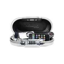 Draagbare kluis MasterLock Safe space met combinatieslot en kabel wit Draagbare kluis MasterLock Safe space met combinatieslot en kabel wit