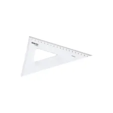 Driehoek Aristo 23620 200mm 30/60graden transparant Driehoek Aristo 23620 200mm 30/60graden transparant