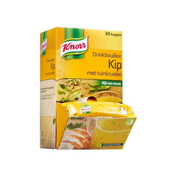 Drinkbouillon Knorr kip tuinkruiden 80 stuks