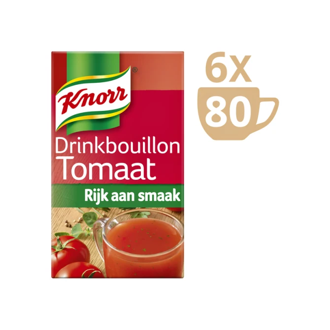 Drinkbouillon Knorr tomaat 80 stuks