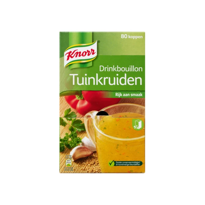 Drinkbouillon Knorr tuinkruiden 80 stuks